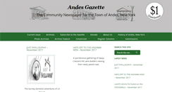 Desktop Screenshot of andesgazette.net